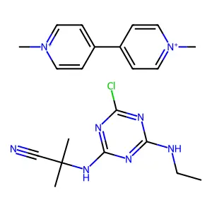 Cyanazine / Paraquat structure