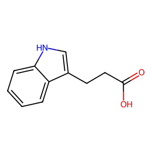 吲哚-3-丙酸 structure