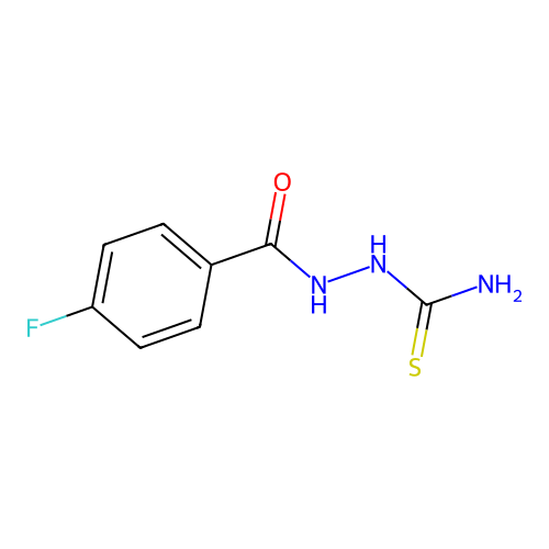 2-(4-Fluorobenzoyl)hydrazinecarbothioamide structure
