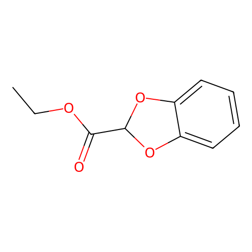 Ethyl 1,3-benzodioxole-2-carboxylate structure