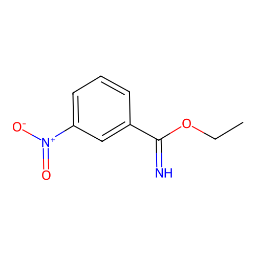 Ethyl 3-nitrobenzenecarboximidate structure