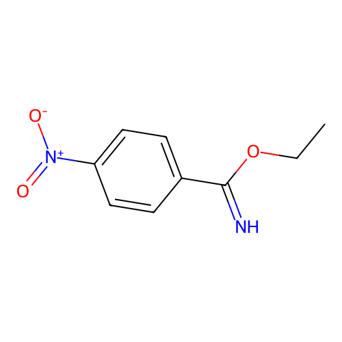 Ethyl 4-nitrobenzenecarboximidate structure