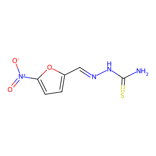 {[(5-Nitrofuran-2-yl)methylidene]amino}thiourea structure