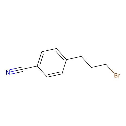 4-(3-Bromopropyl)benzonitrile structure