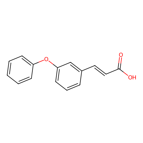 3-Phenoxycinnamic acid structure