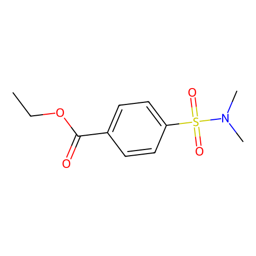 Ethyl 4-[(dimethylamino)sulfonyl]benzoate structure
