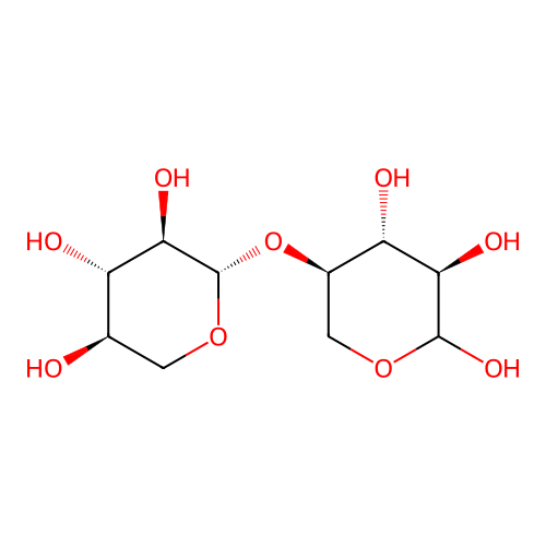木二糖 structure