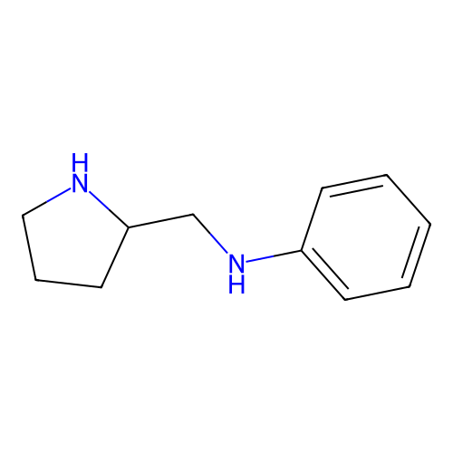 N-(pyrrolidin-2-ylmethyl)aniline structure