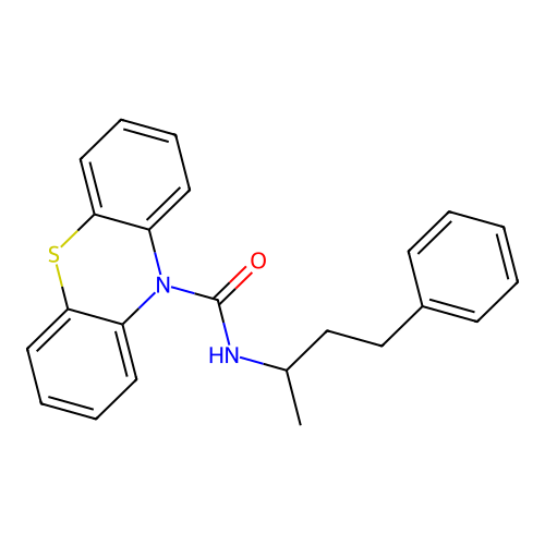 N-(4-phenylbutan-2-yl)-10H-phenothiazine-10-carboxamide structure