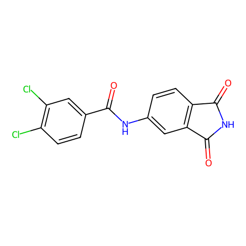 3,4-dichloro-N-(1,3-dioxoisoindol-5-yl)benzamide structure