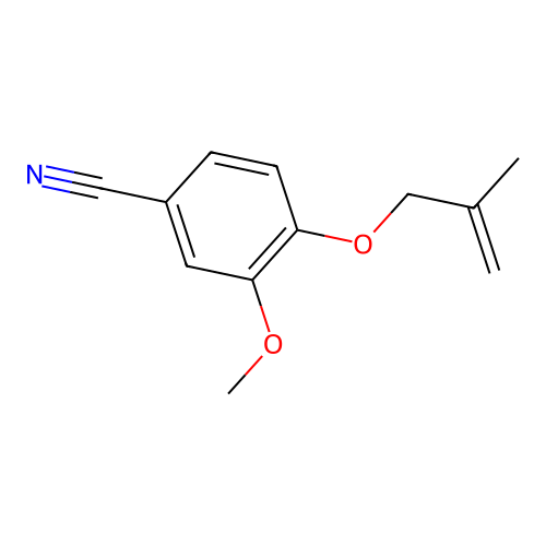 3-Methoxy-4-((2-methylallyl)oxy)benzonitrile structure