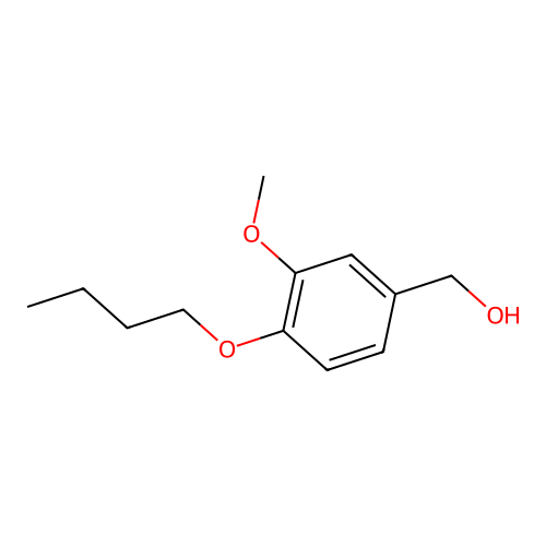 (4-Butoxy-3-methoxyphenyl)methanol structure