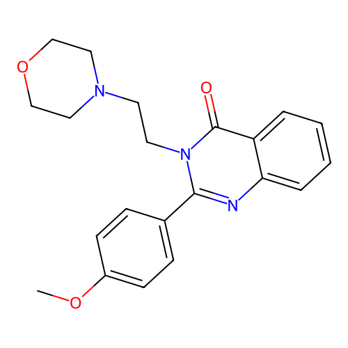 2-(4-Methoxyphenyl)-3-(2-morpholin-4-ylethyl)quinazolin-4-one structure