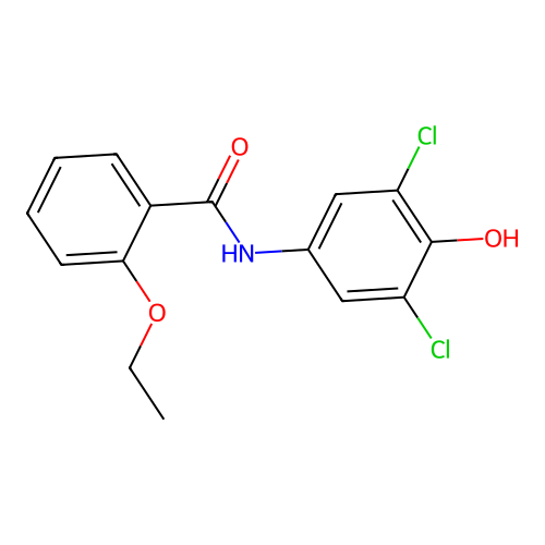N-(3,5-dichloro-4-hydroxyphenyl)-2-ethoxybenzamide structure