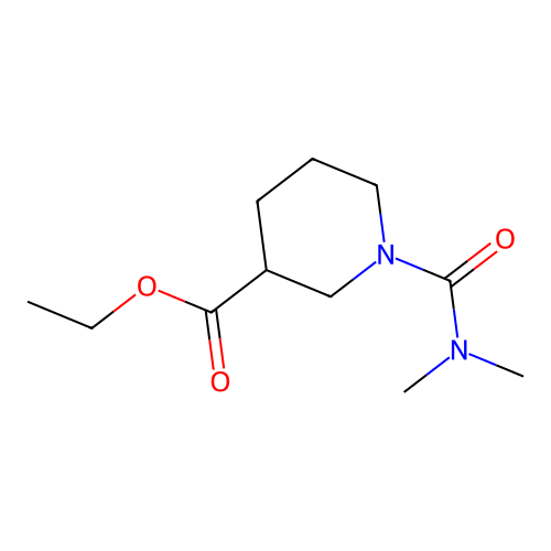 Ethyl 1-[(dimethylamino)carbonyl]piperidine-3-carboxylate structure
