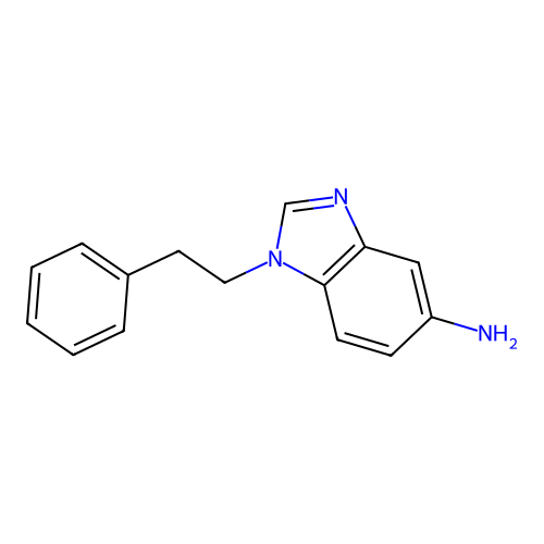 1-Phenethyl-1H-benzoimidazol-5-ylamine structure