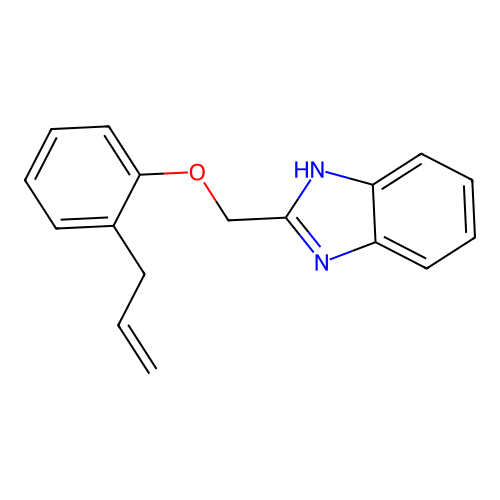 2-[(2-Allylphenoxy)methyl]-1H-benzimidazole structure