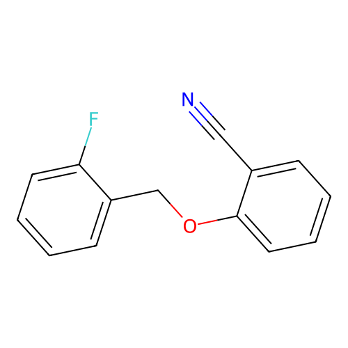 2-[(2-Fluorophenyl)methoxy]benzonitrile structure