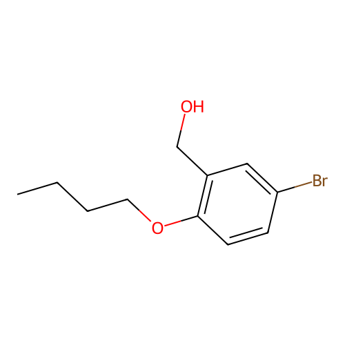 5-Bromo-2-butoxybenzyl alcohol structure