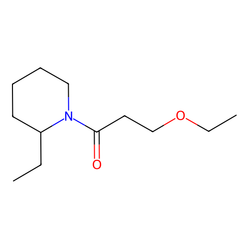 3-Ethoxy-1-(2-ethylpiperidin-1-yl)propan-1-one structure