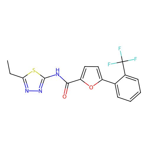 C16H12F3N3O2S structure