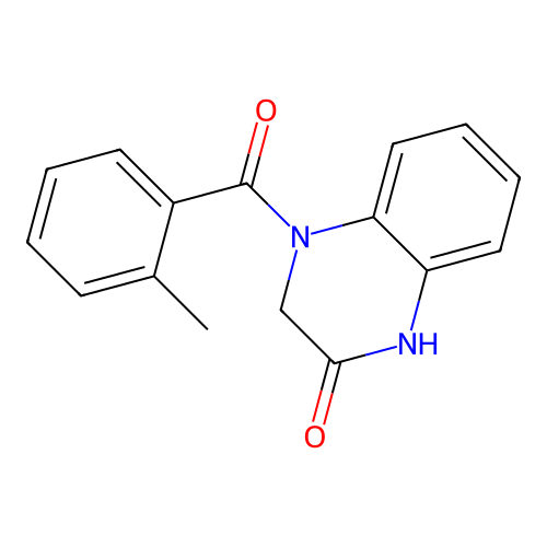 4-(2-methylbenzoyl)-3,4-dihydroquinoxalin-2(1H)-one structure