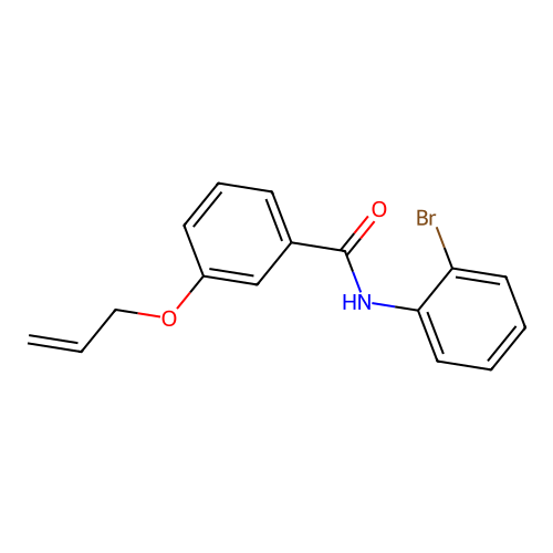 N-(2-bromophenyl)-3-prop-2-enoxybenzamide structure