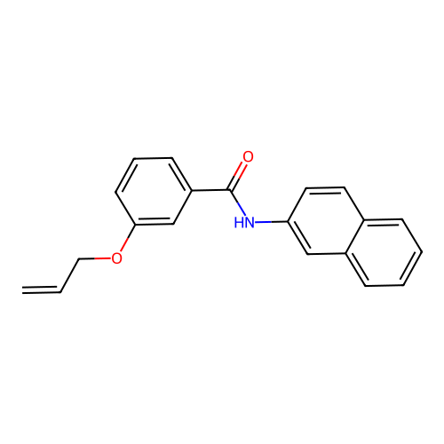 N-naphthalen-2-yl-3-prop-2-enoxybenzamide structure