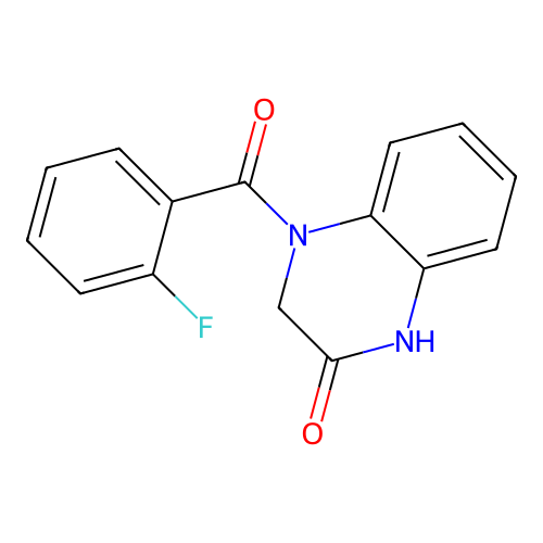 4-(2-Fluorobenzoyl)-1,3-dihydroquinoxalin-2-one structure
