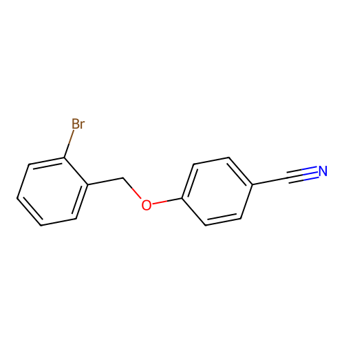 4-((2-Bromobenzyl)oxy)benzonitrile structure
