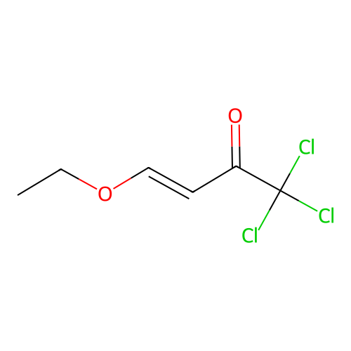 (3E)-1,1,1-trichloro-4-ethoxybut-3-en-2-one structure