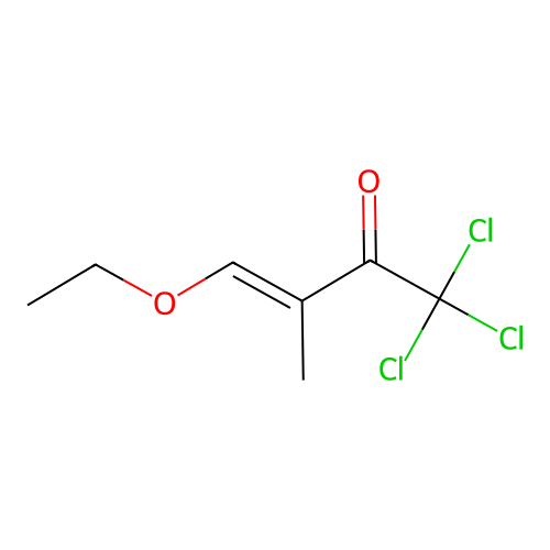 1,1,1-Trichloro-4-ethoxy-3-methylbut-3-en-2-one structure