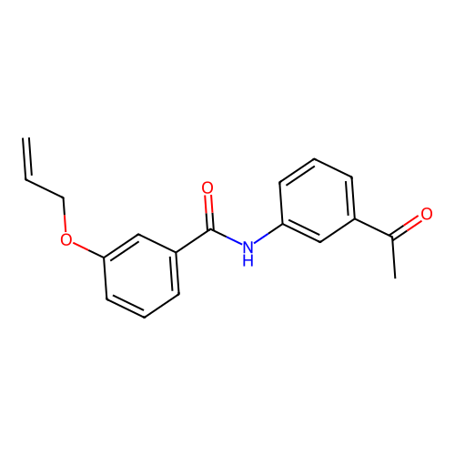 N-(3-acetylphenyl)-3-prop-2-enoxybenzamide structure