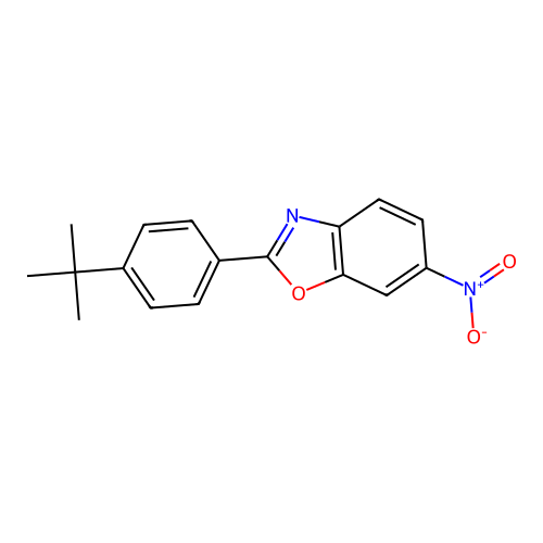 2-(4-Tert-butylphenyl)-6-nitro-1,3-benzoxazole structure