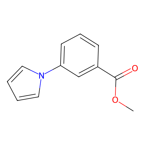 Methyl 3-(1H-pyrrol-1-yl)benzoate structure