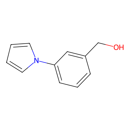 [3-(1H-Pyrrol-1-yl)phenyl]methanol structure