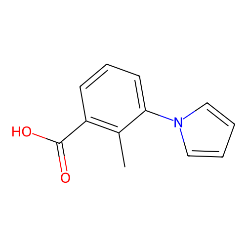 2-Methyl-3-pyrrol-1-yl-benzoic acid structure