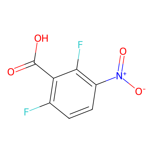 2,6-Difluoro-3-nitrobenzoic acid structure