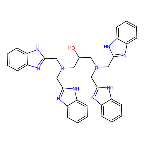 1,3-Bis(bis((1H-benzo[d]imidazol-2-yl)methyl)amino)propan-2-ol structure