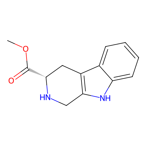 (S)-Methyl 2,3,4,9-tetrahydro-1H-pyrido[3,4-B]indole-3-carboxylate structure