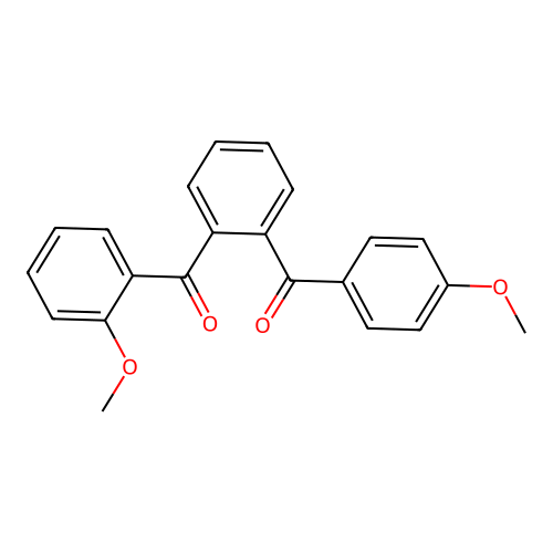 [2-(2-Methoxybenzoyl)phenyl]-(4-methoxyphenyl)methanone structure
