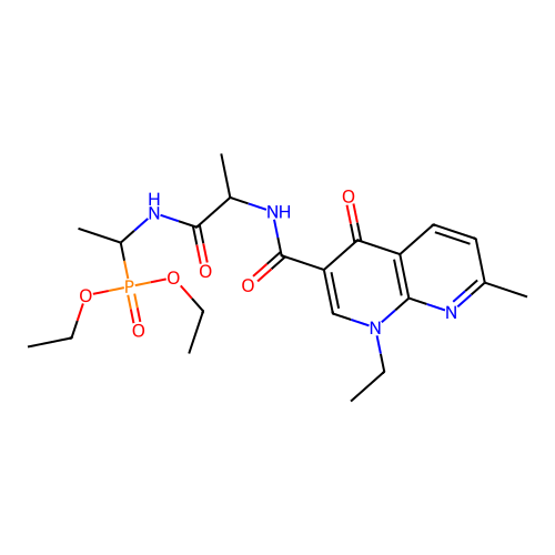 N-[1-(1-diethoxyphosphorylethylamino)-1-oxopropan-2-yl]-1-et structure