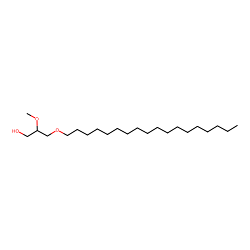 1-Propanol, 2-methoxy-3-(octadecyloxy)- structure