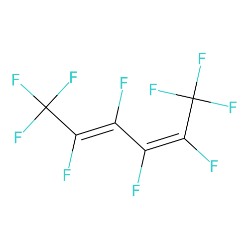 (E,Z)-Perfluoro-2,4-hexadiene structure