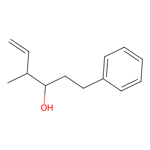 4-Methyl-1-phenyl-hex-5-EN-3-OL structure