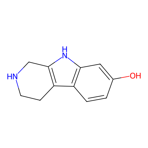 1,2-Dihydro-1-demethyl-harmalol structure