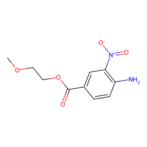 2-Methoxyethyl 4-amino-3-nitrobenzoate structure