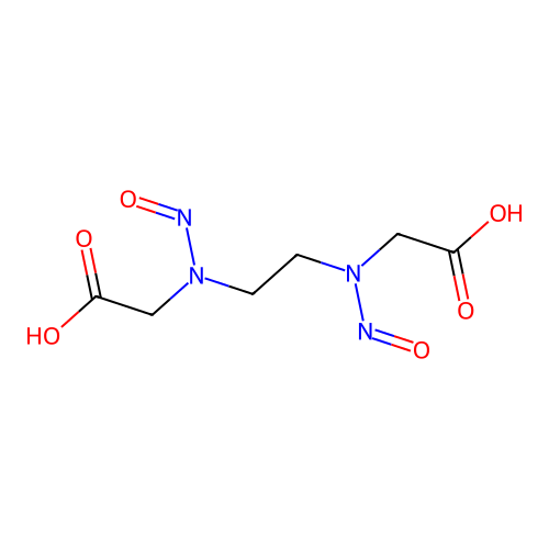 2,2'-[Ethane-1,2-diylbis(nitrosoimino)]diacetic acid structure