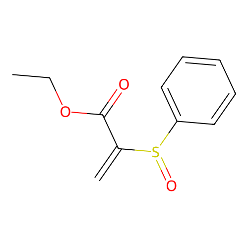 Ethyl 2-(benzenesulfinyl)prop-2-enoate structure