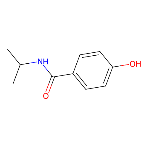 4-hydroxy-N-isopropylbenzamide structure